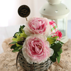 ラナンキュラスの花かごアレンジ♪記念日☆誕生日☆新生活に 2枚目の画像