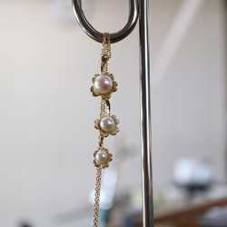 アコヤ真珠/桜のネックレス 4枚目の画像