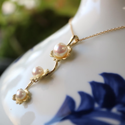 アコヤ真珠/桜のネックレス 5枚目の画像