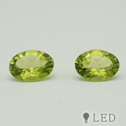 グリーンガーネット（グロッシュラーガーネット） 原石 約9.8×12.8 mm