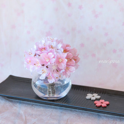 ハンドメイド❣️春のアレンジペア❣️お花畑、さくら、マム、蝶々、フラワーアレンジ❣️ ハンドメイド❣️春のアレンジペア❣️お花畑、さくら、マム