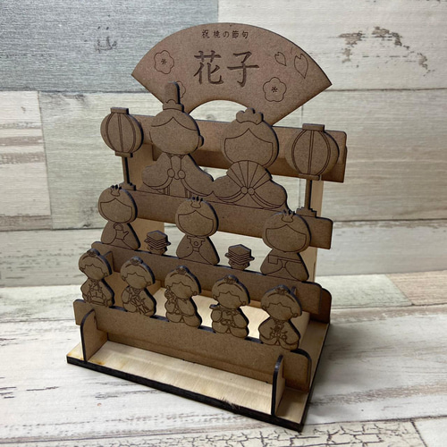 本革ヌメ革 レザーで作った 雛人形セット ひな祭り 桃の節句の飾り物に 本革ヌメ革 レザーで作った 雛人形セット ひな祭り 桃の節句の