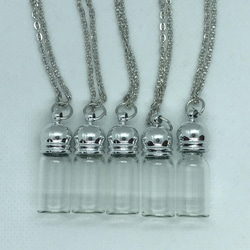 New ハーバリウムネックレス  チャーム　瓶 10個セット 4枚目の画像