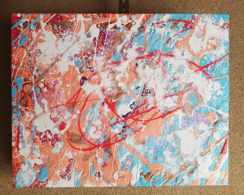 ポップアート抽象画 多色使い b4bfe64da24b55e20ce94331e36d9a