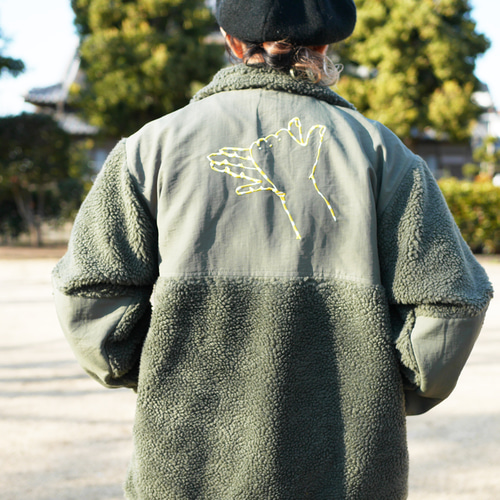 【入手困難!!】ナイキ ✈︎刺繍 アーバンジャングルジム ゆるだぼ フリース 90s NIKE urban jungle gym stadium jacket | 古着屋TobaRi