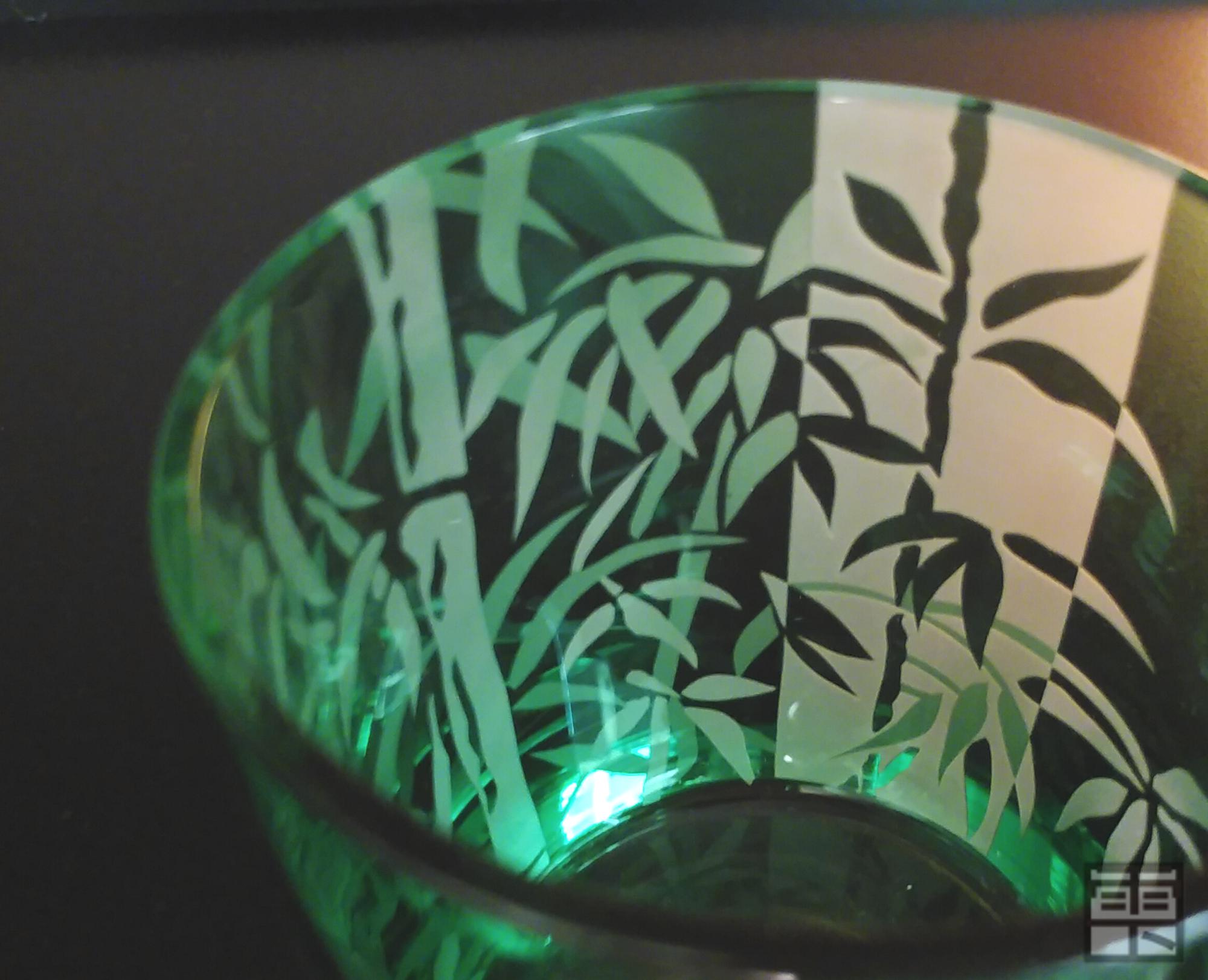 [和グラス] 竹ロックグラス