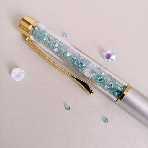 感謝価格【きらめく海ボールペン】【簡易ラッピング無料】 キラキラ