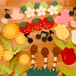 壁面飾り【節分】2月 豆まき 切り絵 とことこ♪ 通販 10835755｜Creema