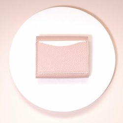 ◎お買い得◎コロンとしたシェルピンクのミニ財布 5枚目の画像