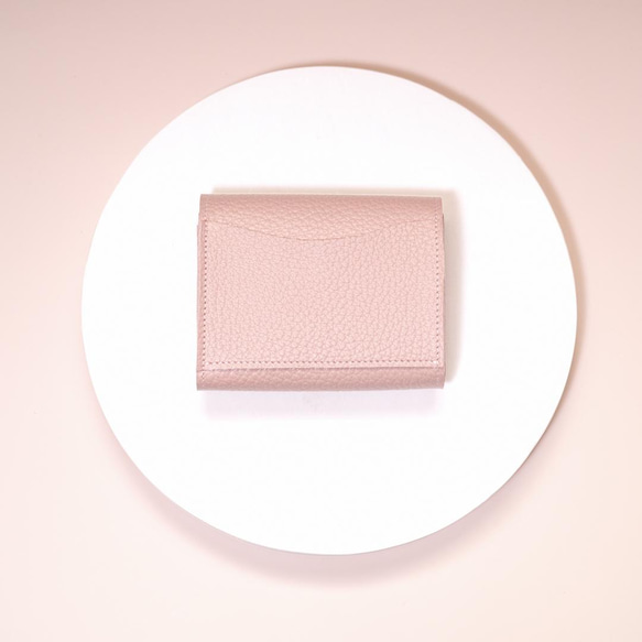 ◎お買い得◎コロンとしたシェルピンクのミニ財布 6枚目の画像