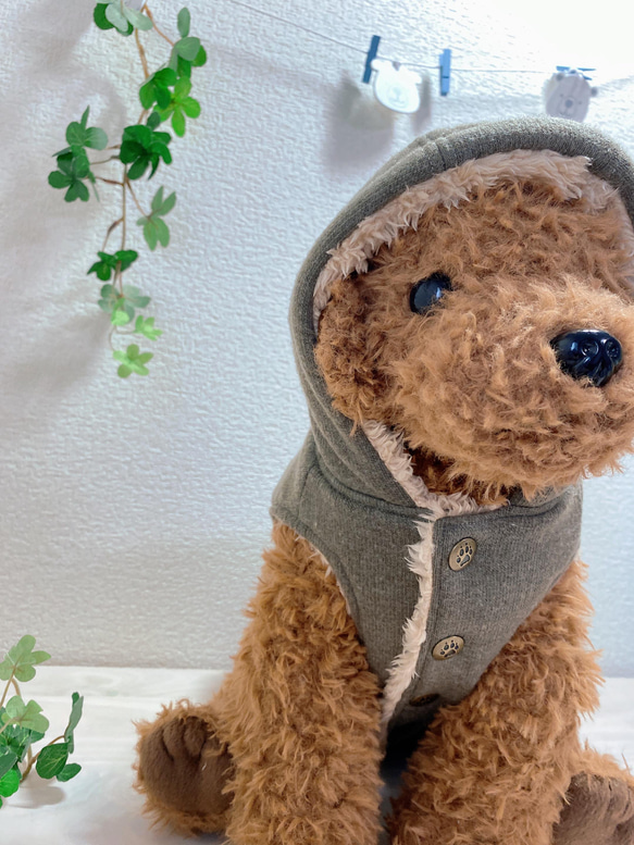 犬服ハンドメイド＊くま*くまベスト