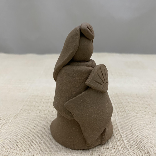 ミニ雛人形セット(焼きしめ)A お雛様 ひな祭り 桃の節句 初節句 陶器製