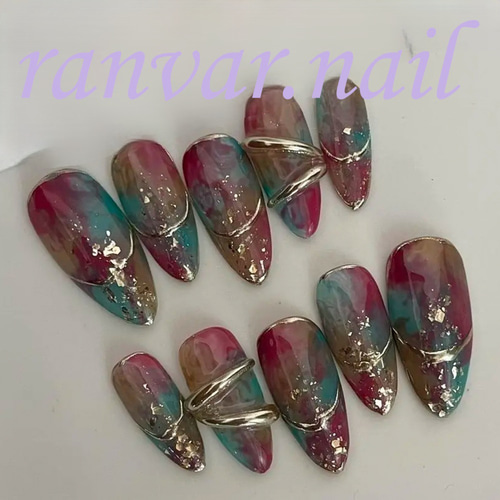 デザイン1004 ネイルチップ（つけ爪） ranvar.nail 通販