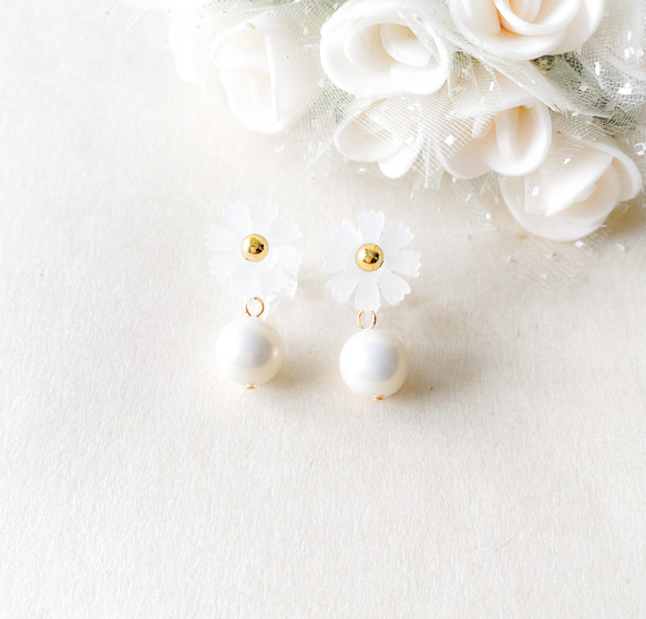 little princess＊ formal - white (Semi - mat) acryl pearl キッズ 7枚目の画像