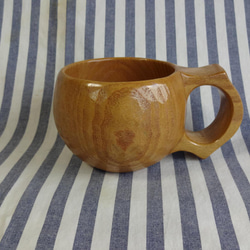 桑の一木彫りコーヒーカップ　 6枚目の画像