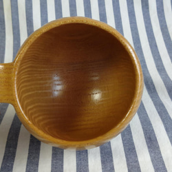 桑の一木彫りコーヒーカップ　 10枚目の画像