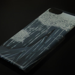 携帯ケース（ハードカバー）『光さす竹』受賞柄iPhone受注受付 5枚目の画像