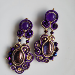 ソウタシエ フラメンコ アクセサリー セット グリーン ピアス