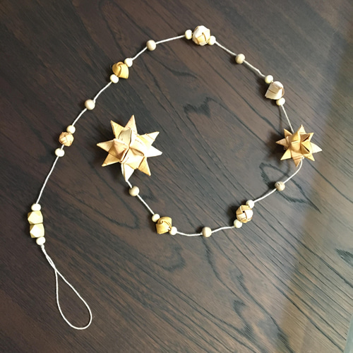 じょー！ガーランド 送料無料】白樺☆星のガーランド / オーナメント Lサイズ