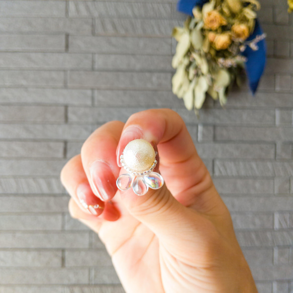 《ビーズ刺繍キット》クラゲのピアス/イヤリング 人気・おすすめ｜使いやすい・旅行におすすめ 品質保証 全国発送 正規品・日本国内発送・安心保証付き