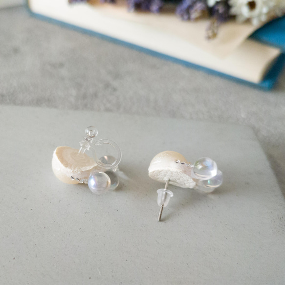 《ビーズ刺繍キット》クラゲのピアス/イヤリング 人気・おすすめ｜使いやすい・旅行におすすめ 品質保証 全国発送 正規品・日本国内発送・安心保証付き