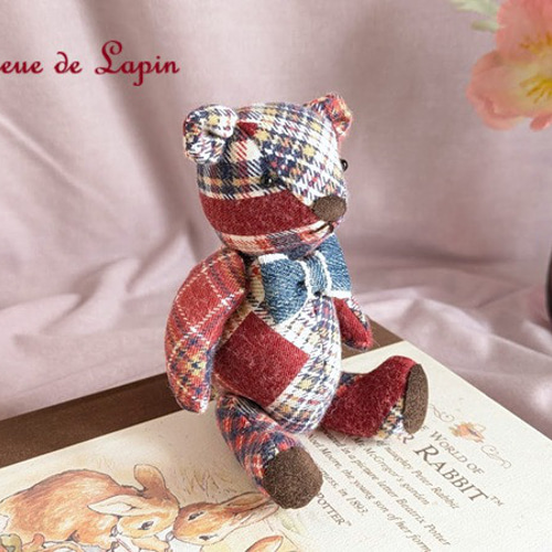 可愛いテディベア（パッチワーク柄） その他インテリア雑貨 うさぎの