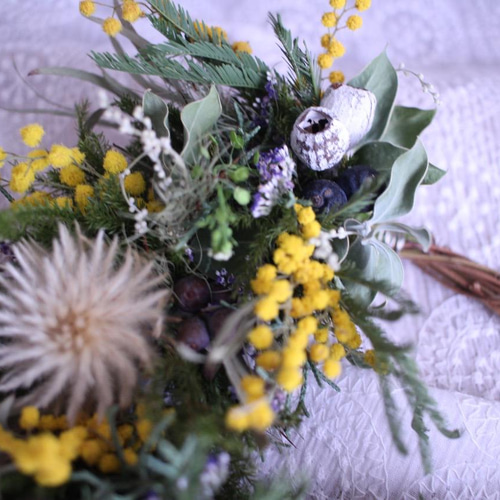 ミモザたっぷり⋆︎*ドライフラワー春リース mimosa」wreath ミモザたっぷりリース 春リース ドライフラワーリース