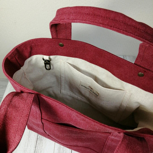 8号帆布トート(MT)スモーキーコーラル×スモーキーブラウンsakurairo様 楽天市場】KOSHO ougi pleats 帆布 トートバッグ M 6色