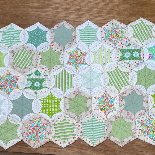 パッチワークキルト 春グリーン その他インテリア雑貨 ハウリン 通販  