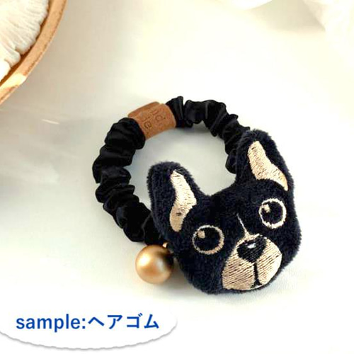 黒猫 犬 の ぬいぐるみパーツ （2つめ値引き もふもふ ブローチ