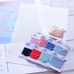 手刺繍のバースボード　誕生記念刺繍「happy born」ベビーの名前入れ刺繍　メモリアル記念　出産誕生のお祝いに⑨ 15枚目の画像