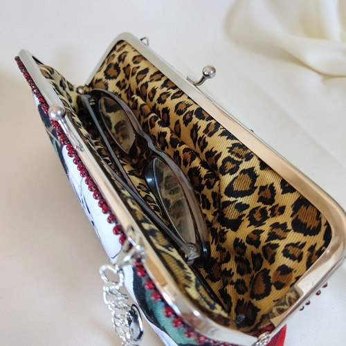 薔薇とドクロ☆メガネケース、ペンケース、ポーチ アレキサンダー  