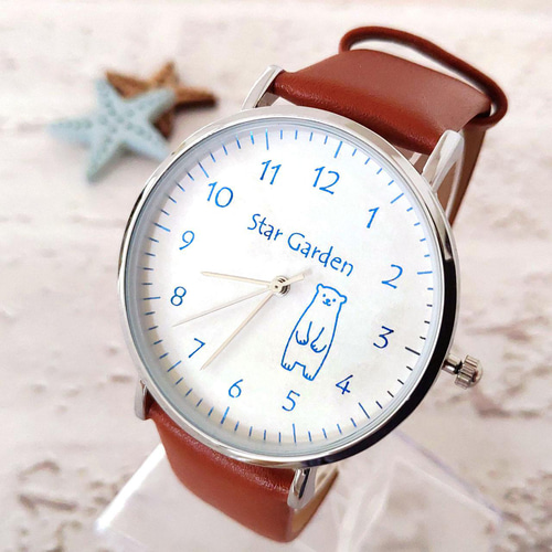 皇帝ペンギンの腕時計 （レディース・本革） 腕時計 Star Garden 通販 