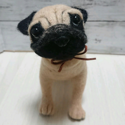 羊毛フェルト シェパード 愛犬 うちの子 ペット オーダー 犬 ワンコ 虹
