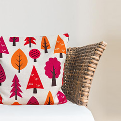 森林坐墊紅色樹木-扁柏香味- 第9張的照片