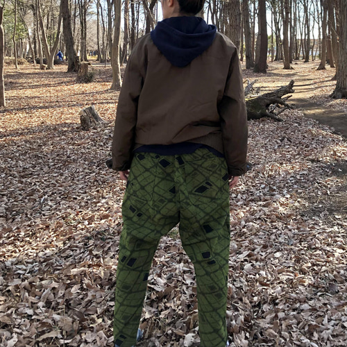 １点もの！着物リメイク COZY ブラック サルエルパンツ 着物リメイク サルエルパンツ 型紙 - RYO-OTUKAI'S GALLERY | minne