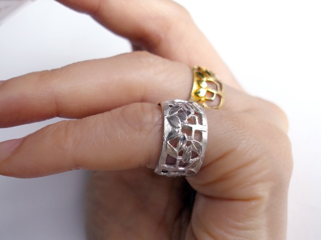 forest　透かし　シルバーリング