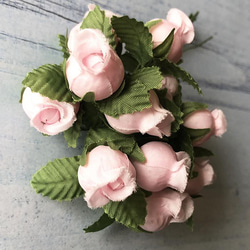 アンティークの布花 白 フランス 生地 chez poupee 通販 4371599