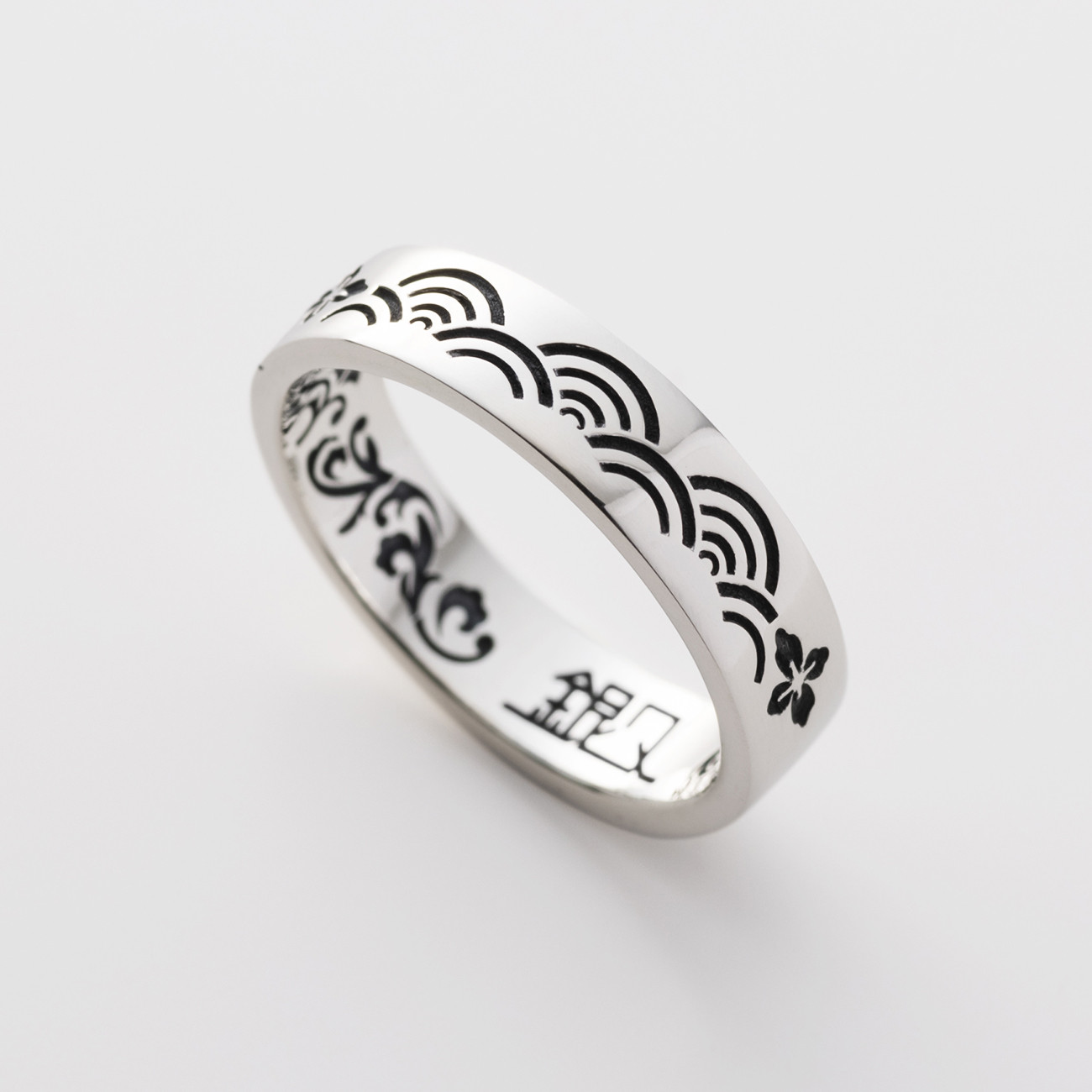 雅楽シリーズ】面シルバー リング (笙)ハンドメイド アクセサリー