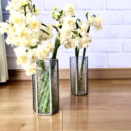 本日価格❣️一点物です❣️まるでステンドガラス！素晴らしいリング！ 裏まで美しい❣️ 本日価格❣️一点物です❣️まるでステンドガラス！素晴らしい