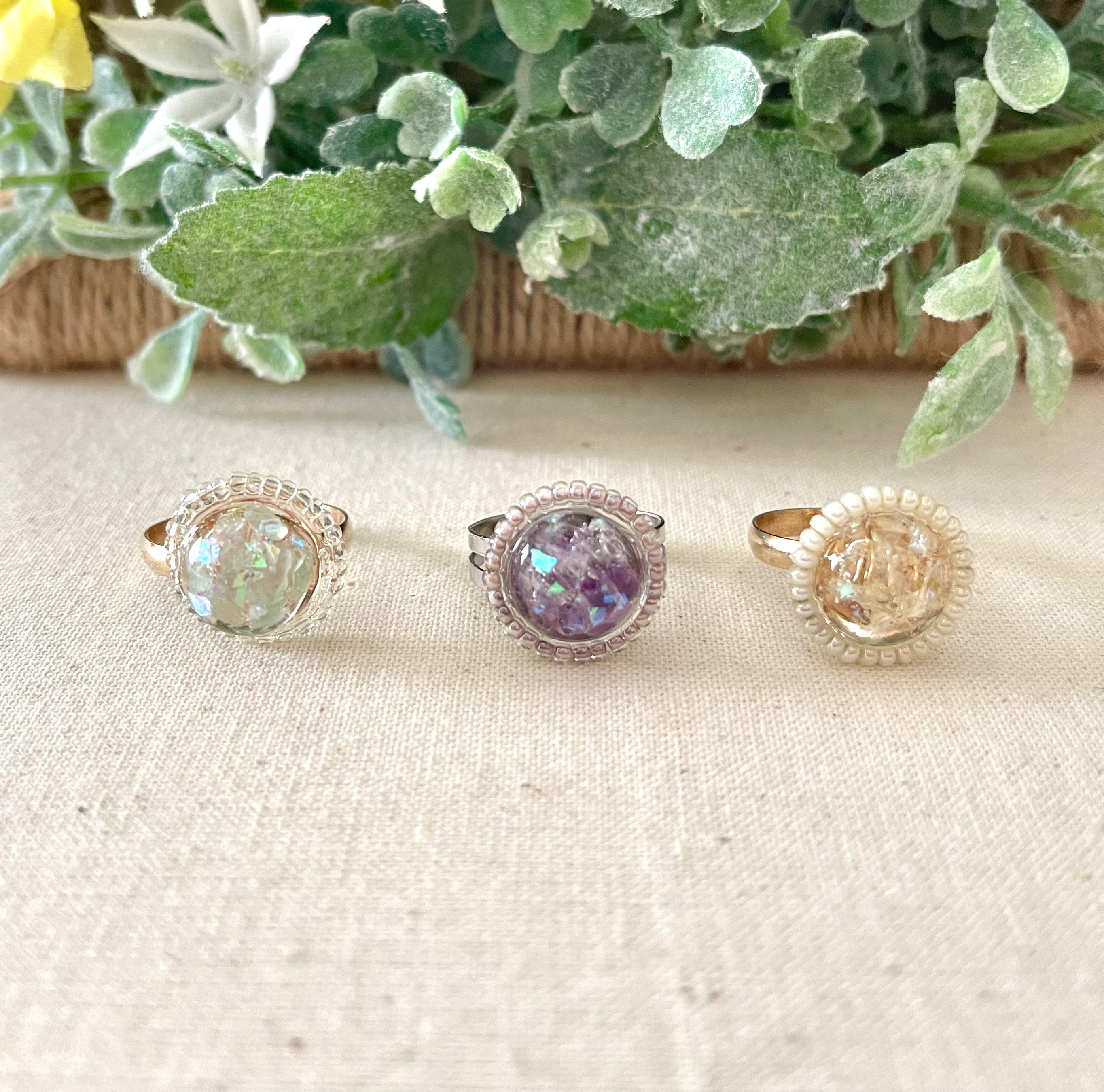 ルチル狼✨️オルゴナイト （SALE✧‧˚オオカミオルゴナイト（指輪  