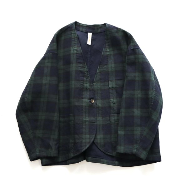 double cloth round jacket 6枚目の画像