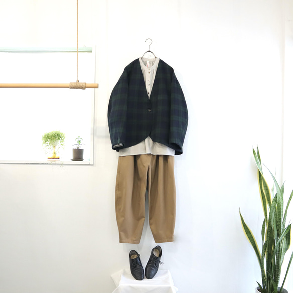 double cloth round jacket 5枚目の画像