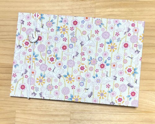 御朱印ホルダー】（大）見開き60枚 バンド付 切り絵御朱印収納ホルダー