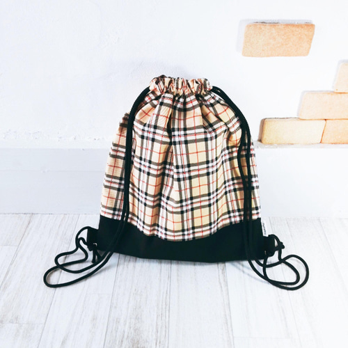 入園入学・入園グッズ】入学セットタータンチェック・ﾚｯｽﾝﾊﾞｯｸﾞ