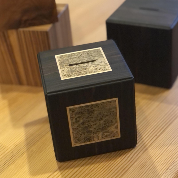 高級黒檀 小物入れ 唐木硯箱、紫檀、黒檀、書類ケース、小物入れ、収納