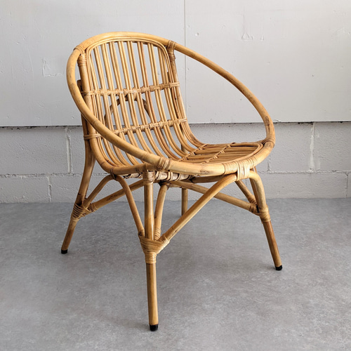 ヴィンテージ　カフェチェア　ラタンチェア ヴィンテージ ダイニングチェア カフェチェア ラタンチェア