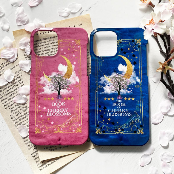 虛構外國書 Yozakura Book iPhone Case Hard Case Smartphone Case / Saku 第1張的照片