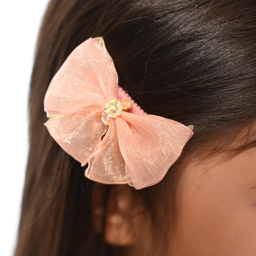 オーガンジーリボン♡ヘアクリップ♡