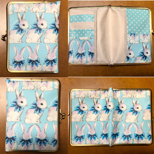 うさこ〜 ユキエモン 親子がま口・がま口手帳 3点 ✿22キャビネット他 うさこ〜 ユキエモン 親子がま口・がま口手帳 3点 ✿22